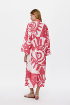 Eliphe-Rax Pembe Maxi Kimono-Kimono-1-fleurdirect.live