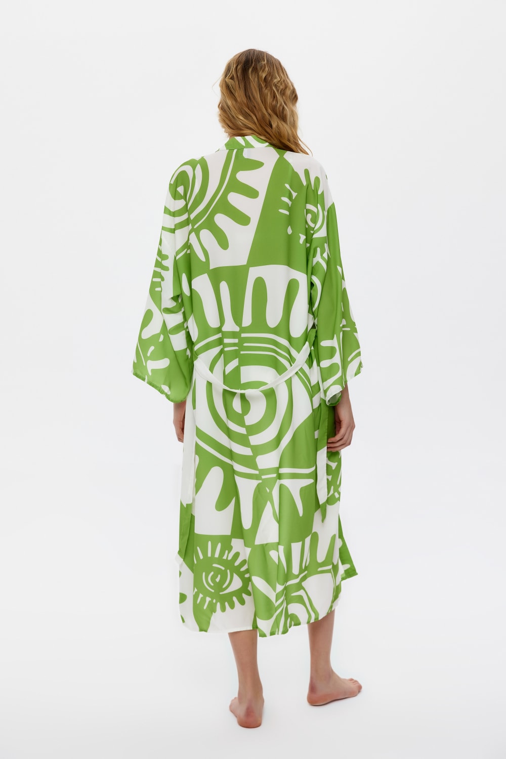 Eliphe-Rax Yeşil Maxi Kimono-Kimono-3-fleurdirect.live