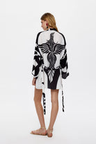 Eliphe-Sireng Siyah Mini Kimono-Kimono-2-fleurdirect.live