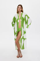 Eliphe-Sireng Yeşil Maxi Kimono-Kimono-1-fleurdirect.live