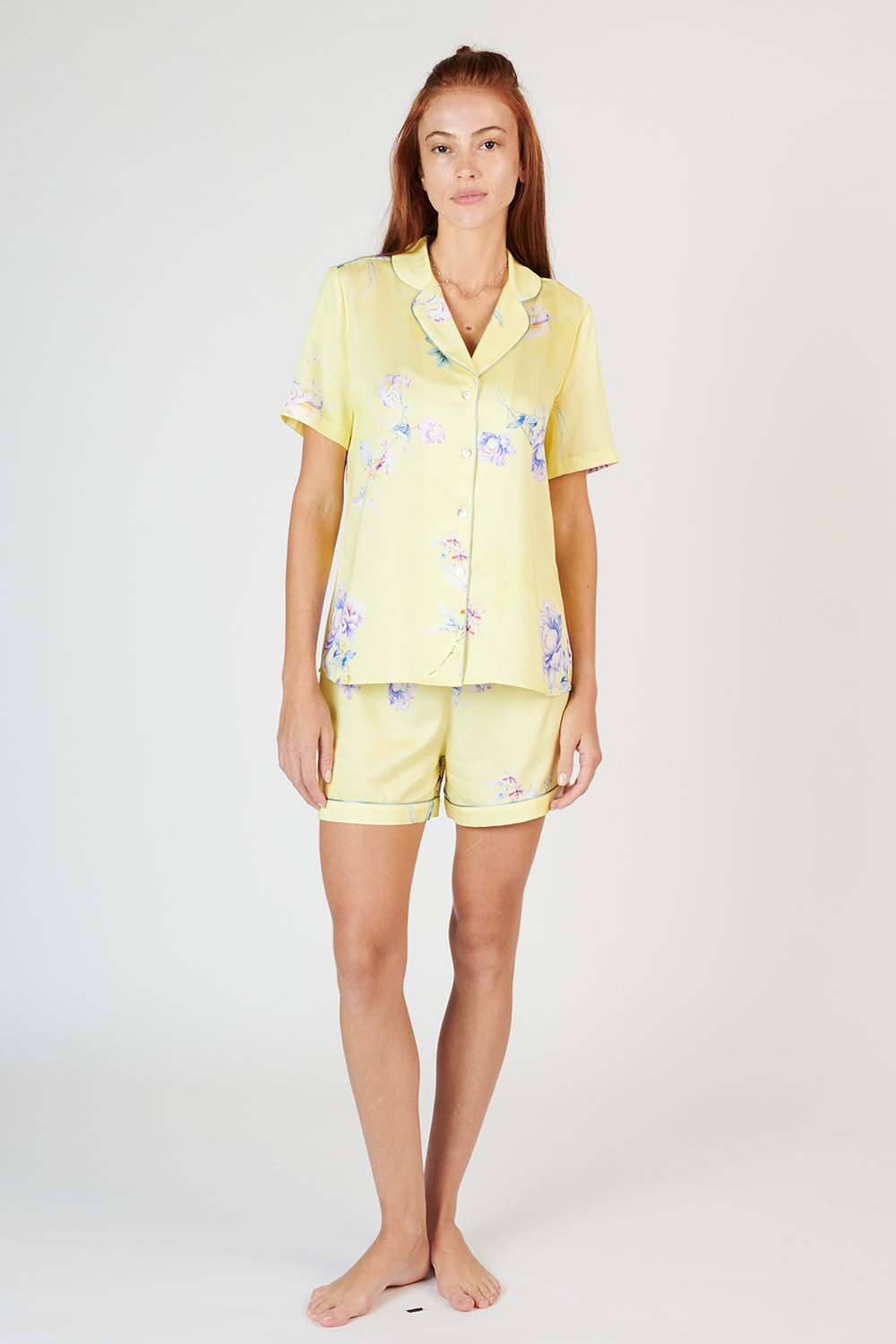 Elli2-Spring Bouquet şort Set-Pijama Takımı-4-fleurdirect.live