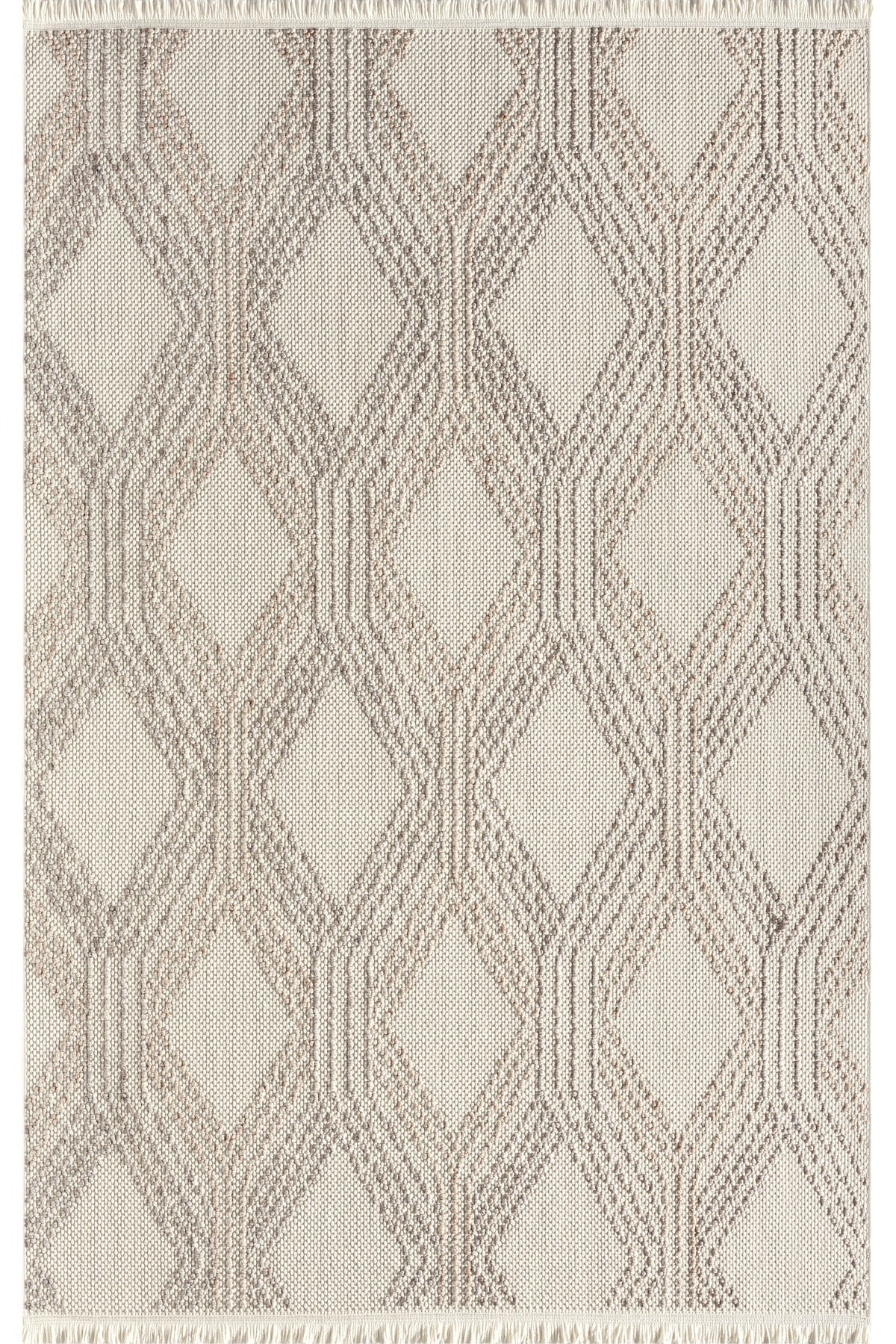Empera-Agra Bisque Modern İSkandinav Desenli Halı-1-fleurdirect.live