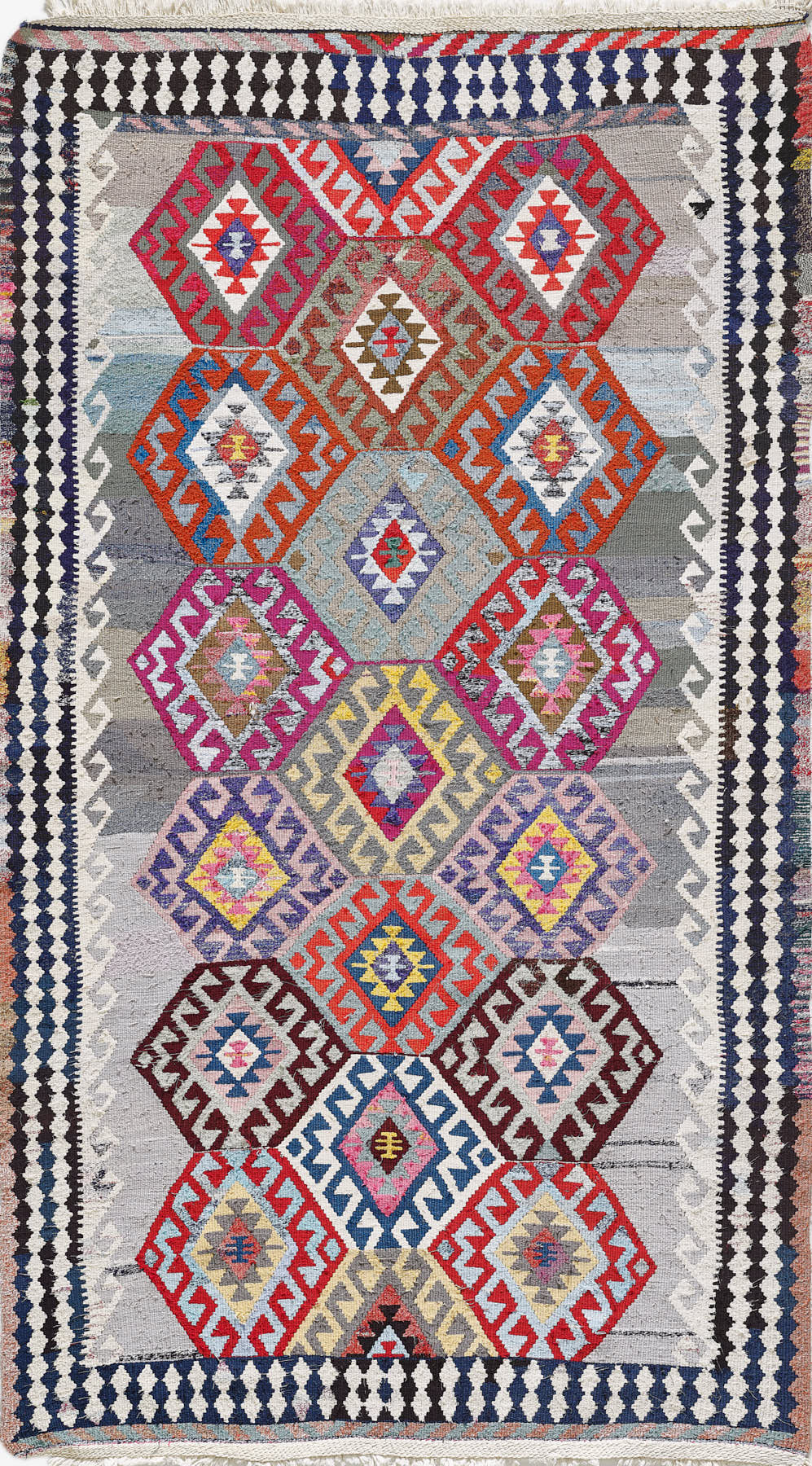 Empera-Antik Kilim Anadolu Etnik Desenli El Dokuması Kilim E0523-1-fleurdirect.live