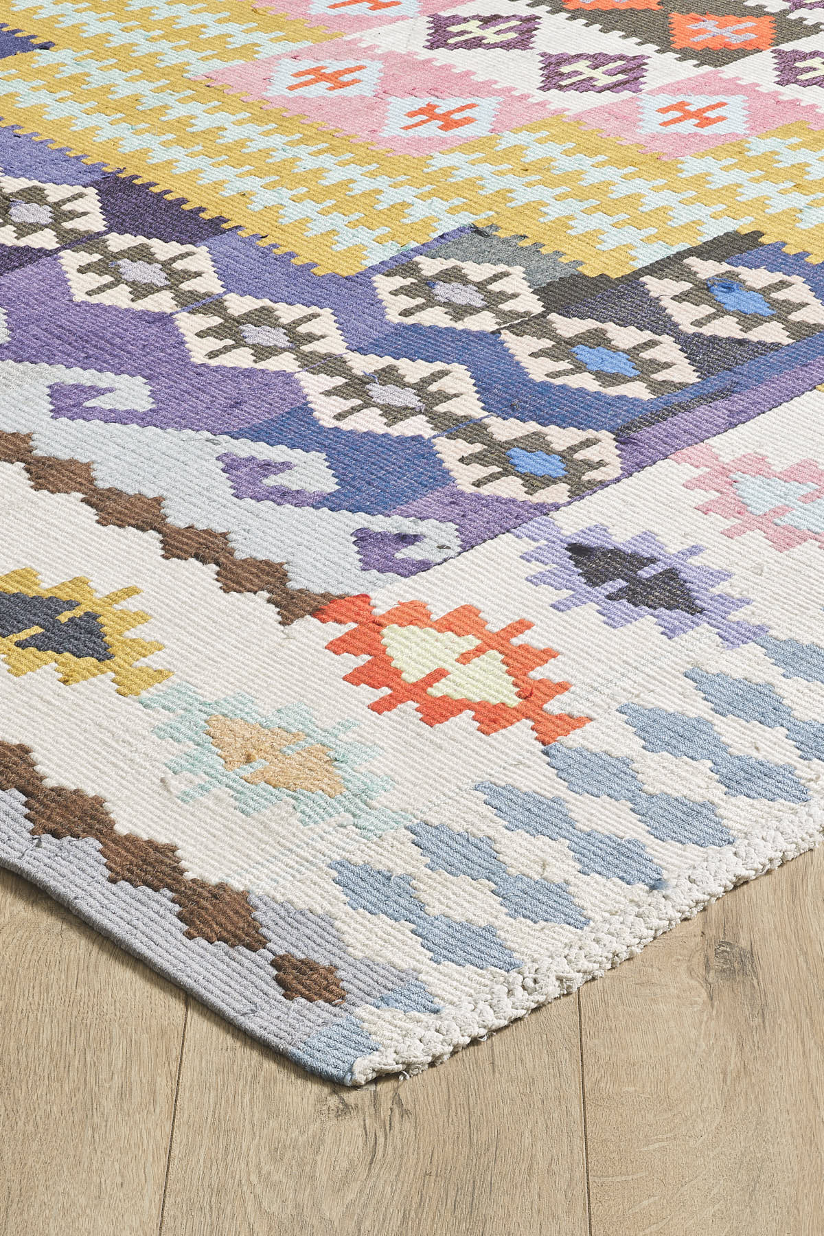 Empera-Antik Kilim Anadolu Etnik Desenli El Dokuması Kilim E0529-2-fleurdirect.live