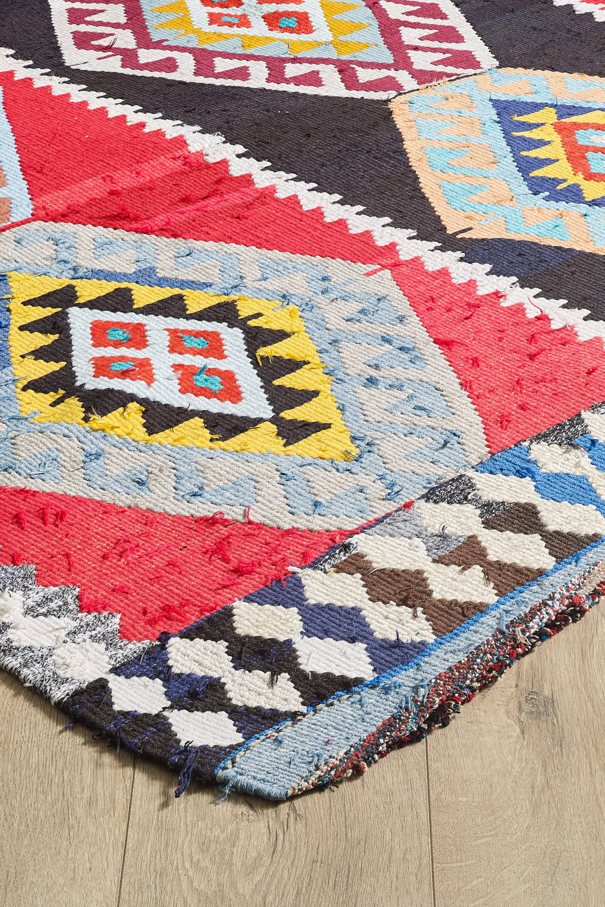 Empera-Antik Kilim Anadolu Etnik Desenli El Dokuması Kilim E0531-2-fleurdirect.live