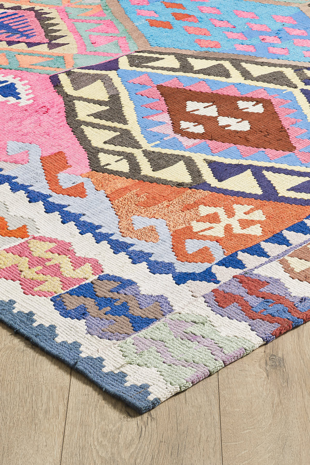 Empera-Antik Kilim Anadolu Etnik Desenli El Dokuması Kilim E0537-2-fleurdirect.live