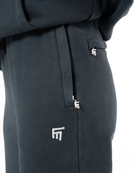 Kadin Relaxed Fit Fm Icon Nakişli Jogger - SiYah