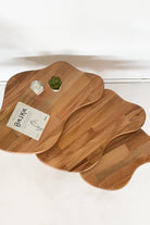 Fagus Wood-3'lü Zigon Bulut Sehpa Seti Masif Doğal Ahşap – İskandinav Tarzında Şık Ve Modern Tasarım, Yan & Dekoratif Sehpa-Sehpa-3-fleurdirect.live