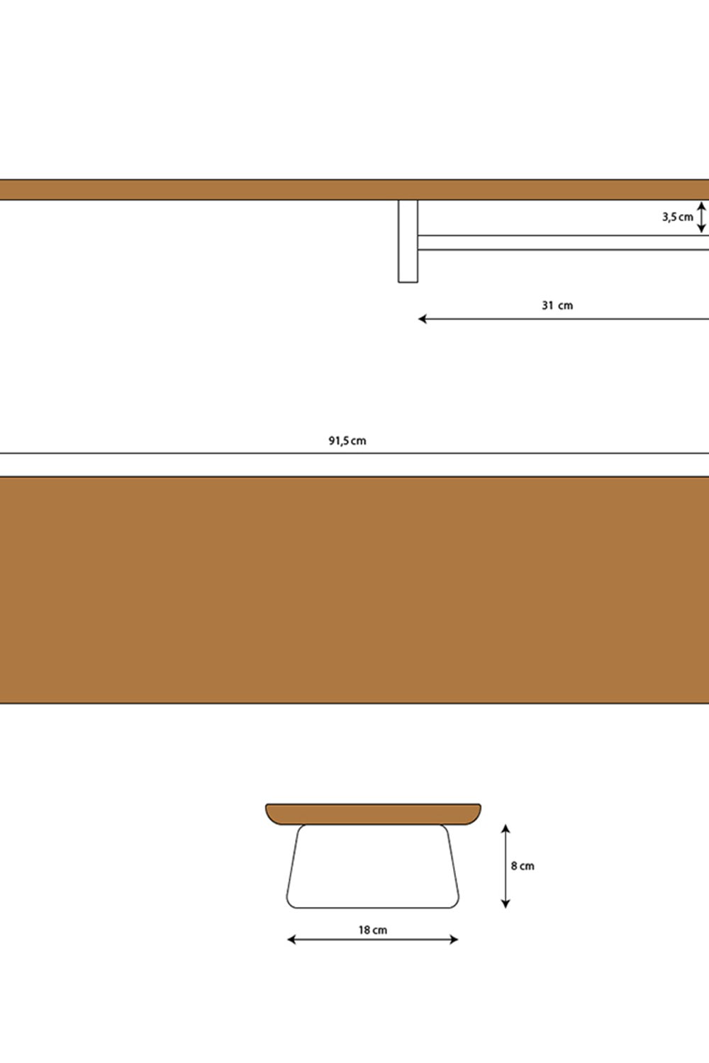 Fagus Wood-Büyük Monitör Standı (meşe)-Biblo-4-fleurdirect.live
