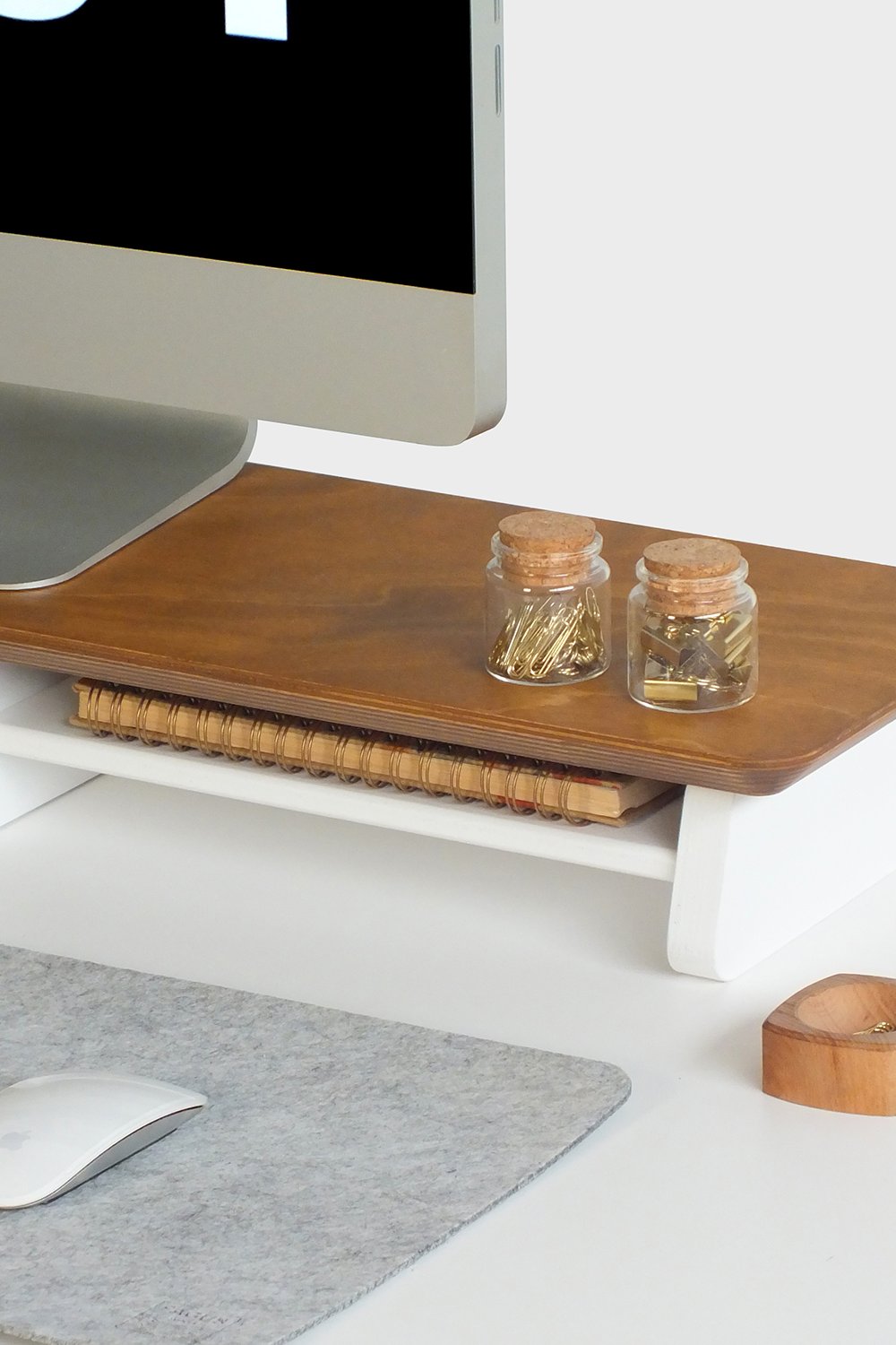 Fagus Wood-Büyük Monitör Standı (meşe)-Biblo-8-fleurdirect.live
