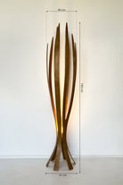 Fagus Wood-''hedra Lambader, İskandinav Tarzı Ahşap Lambader, Dekoratif Yer Lambası, Modern Salon Aydınlatma'' (meşe)-Lambader-3-fleurdirect.live