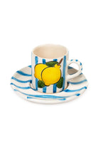 Feeling Good Inside-Baby Blue Lemon Line Handled Coffee Set-Bardak-1-fleurdirect.live