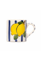 Feeling Good Inside-Dark Blue Lemon Line Handled Coffee Set-Bardak-5-fleurdirect.live