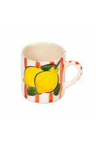 Feeling Good Inside-Orange Lemon Line Handled Coffee Set-Bardak-5-fleurdirect.live