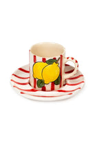 Feeling Good Inside-Red Lemon Line Handled Coffee Set-Bardak-1-fleurdirect.live