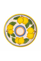 Feeling Good Inside-Sicilian Lemon Handmade Seramik Yuvarlak Tepsi-Sunum Aksesuarları-1-fleurdirect.live
