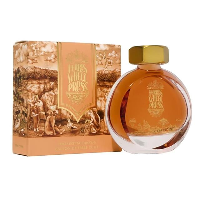 Ferris Wheel Press-38 Ml Şişe Mürekkep Terracotta Canyon-Şişe Mürekkep-1-fleurdirect.live