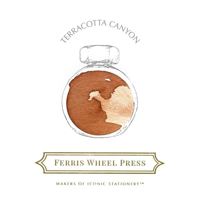 Ferris Wheel Press-38 Ml Şişe Mürekkep Terracotta Canyon-Şişe Mürekkep-5-fleurdirect.live