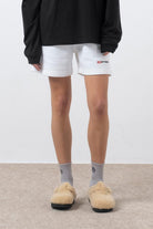 Fifty Pieces-Beyaz Bermuda Jogger Şort-Şort-2-fleurdirect.live