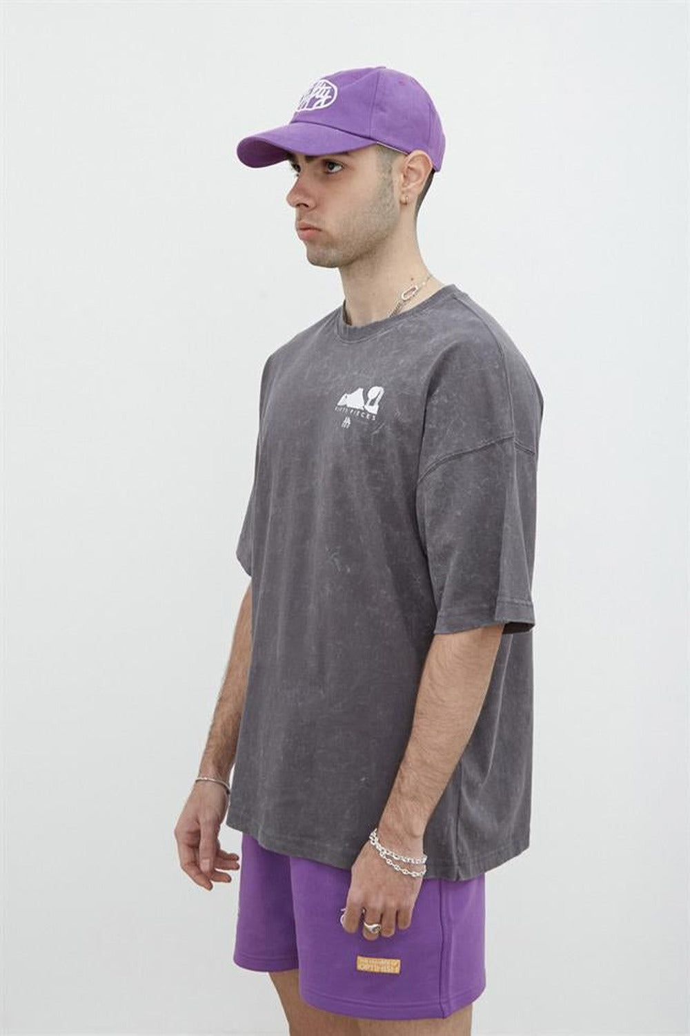 Fifty Pieces-Fifty Pieces Mor Cap şapka-Şapka-4-fleurdirect.live