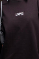 Fifty Pieces-Kahverengi Oversize Sırt Baskılı Sweatshirt-Sweatshirts & Hoodies-2-fleurdirect.live
