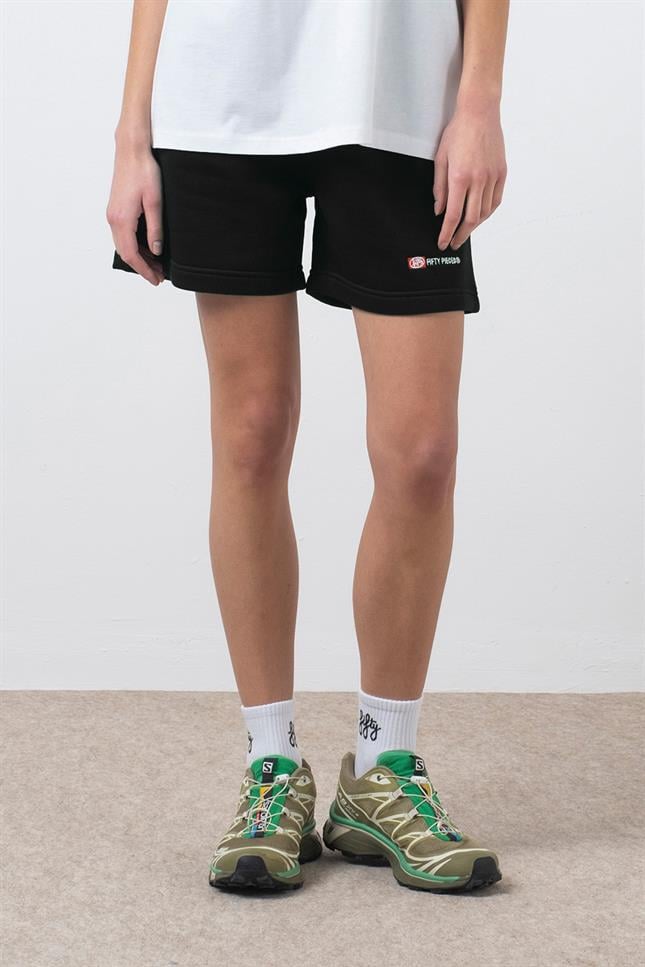 Fifty Pieces-Siyah Bermuda Jogger Şort-Şort-2-fleurdirect.live