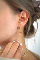 Fiorel Design-Teeny Weeny Drop Square - Purple-Küpe-2-fleurdirect.live