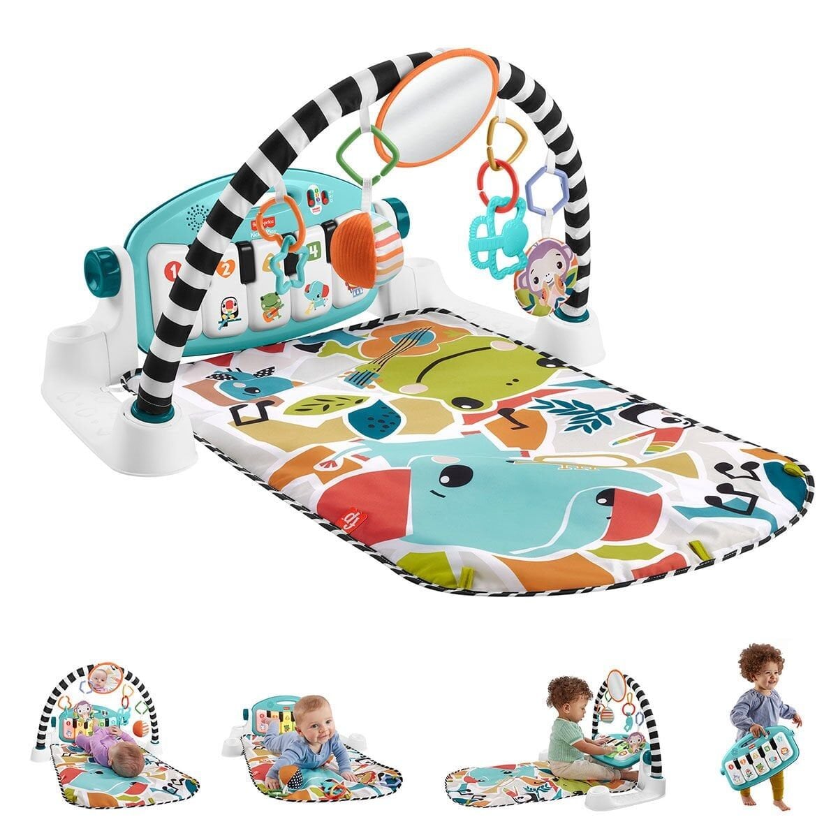 Hwy49 Fisher-Price Neşeli Hayvanlar Piyanolu Jimnastik Merkezi