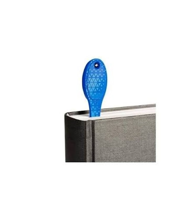 Flexilight-Blue Geo - Esnek Okuma Lambası Mavi-Kitap Okuma Lambası-3-fleurdirect.live