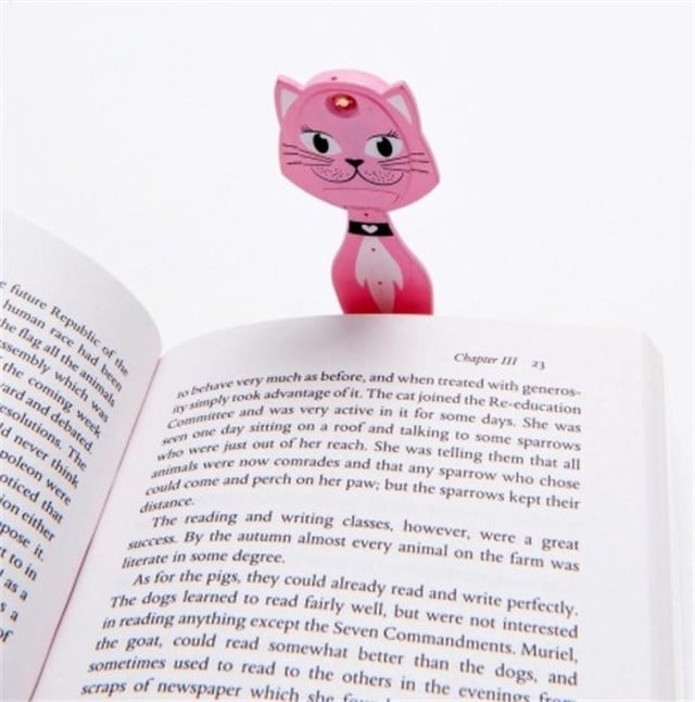 Flexilight-Pals Cat - Arkadaşlar Esnek Okuma Lambası Kedi-Kitap Okuma Lambası-3-fleurdirect.live
