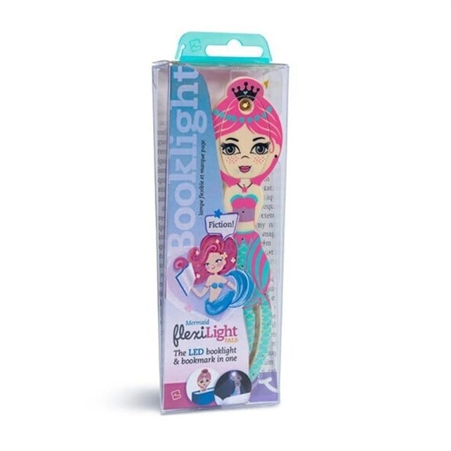 Flexilight-Pals Mermaid Teal - Arkadaşlar Esnek Okuma Lambası Denizkızı Teal Mavisi-Kitap Okuma Lambası-1-fleurdirect.live