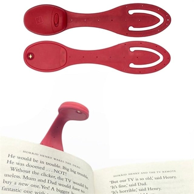 Flexilight-Red- Esnek Okuma Lambası Kırmızı-Kitap Okuma Lambası-3-fleurdirect.live