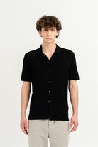 GMG Firenze-Kısa Kollu Slim Fit Triko Erkek Gömlek-Summer'25-7-fleurdirect.live