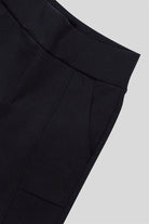 GMG Firenze-Yüksek Bel İspanyol Paçası Fermuarlı örme Kadın Tayt Pantolon-Activewear-6-fleurdirect.live