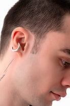 Gal İstanbul-Big Cult Earcuff Silver-Küpe-2-fleurdirect.live