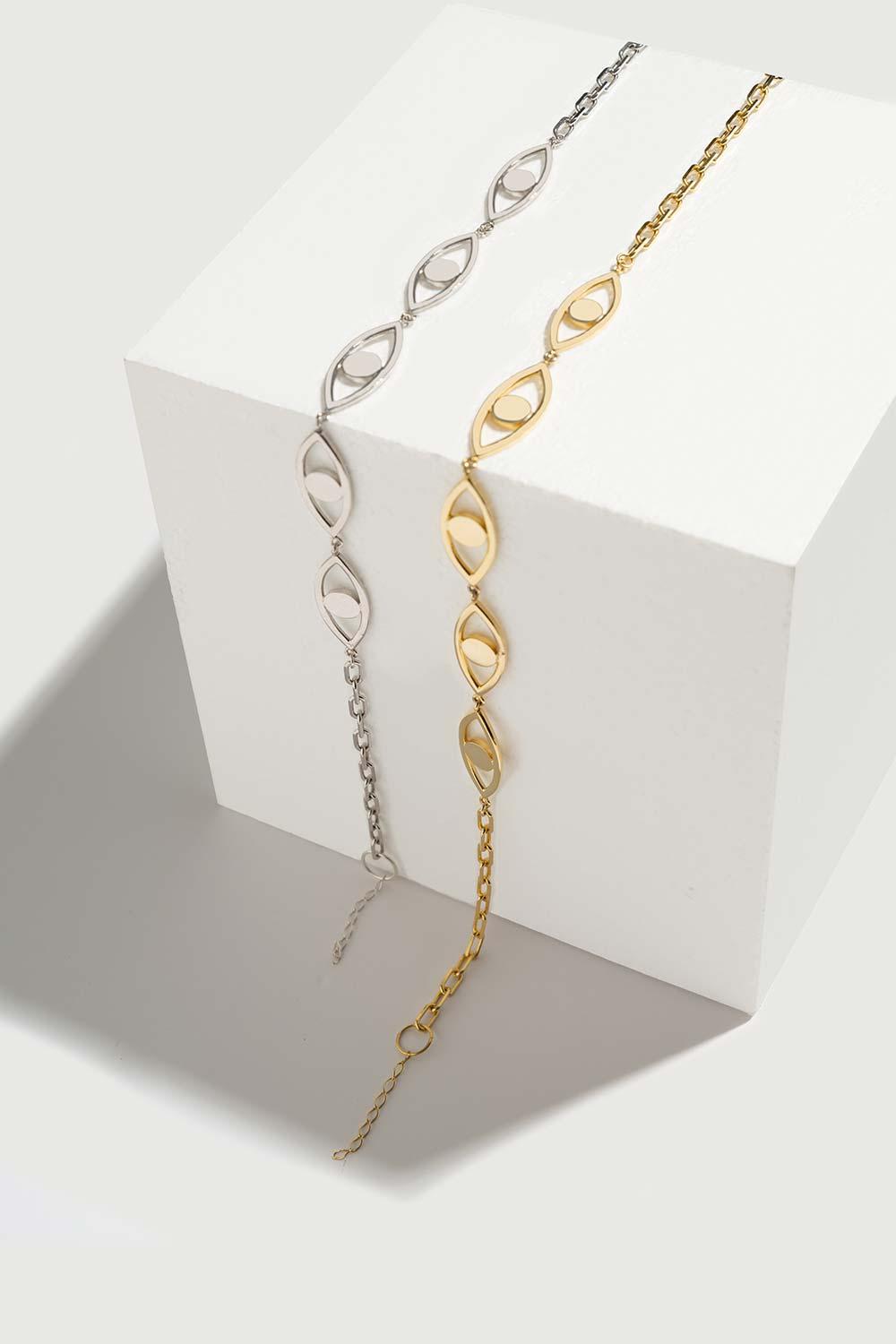 Gal İstanbul-Eye Choker Gold-Kolye-1-fleurdirect.live