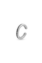 Gal İstanbul-Tiny Earcuff Silver x Black-Küpe-1-fleurdirect.live