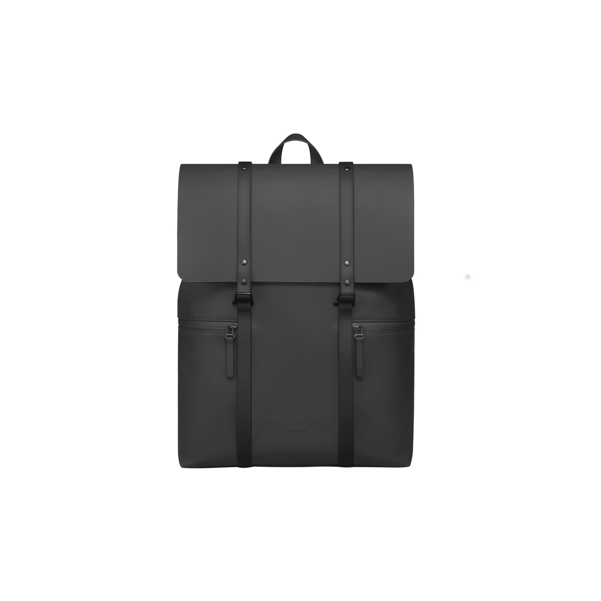 Gaston Luga-Gaston Luga Splash 2.0 Laptop Bölmeli Sırt çantası 16'' Siyah-Sırt Çantası-1-fleurdirect.live
