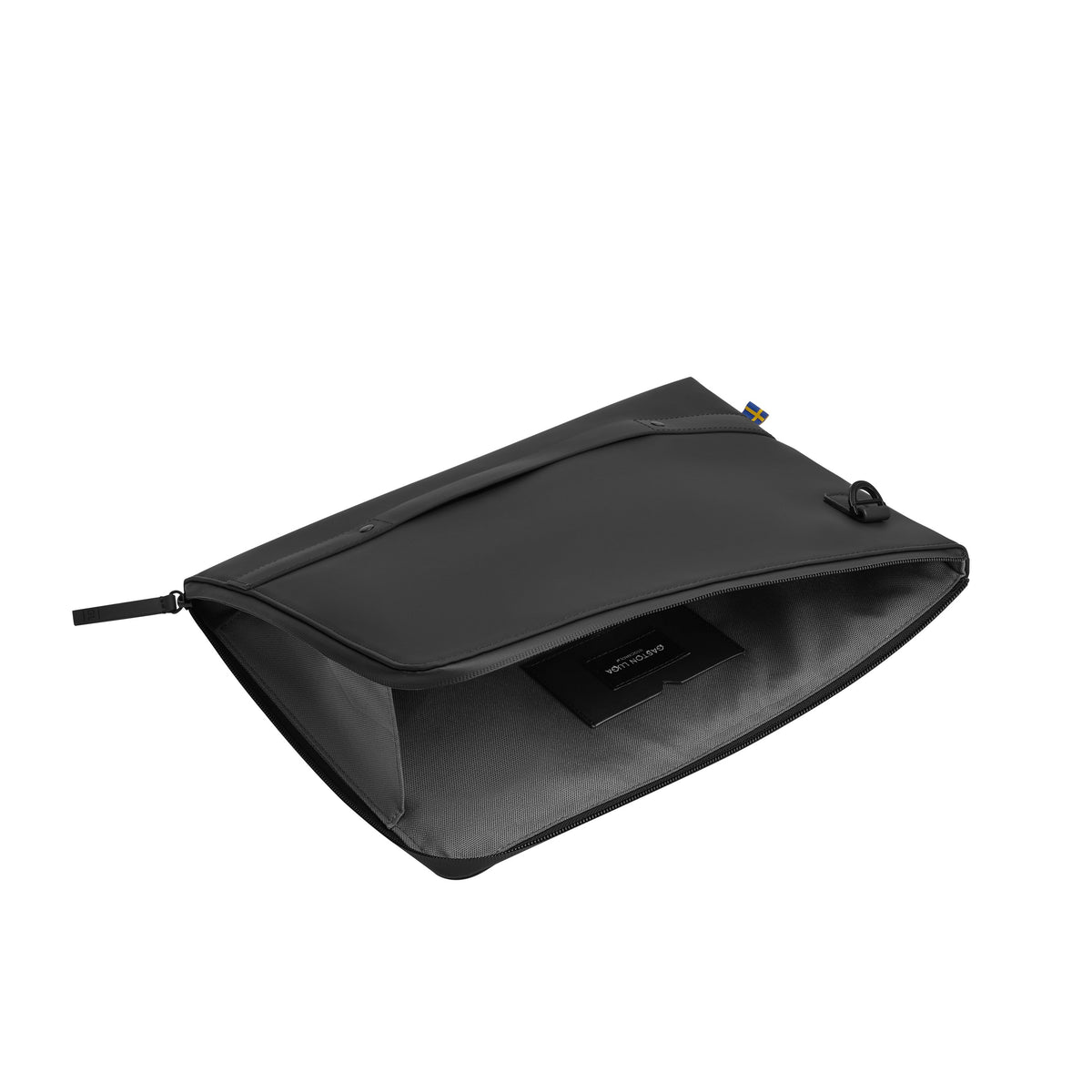 Gaston Luga-Gaston Luga Spläsh Laptop çantası 13"/14" Black-Laptop & Evrak Çantası-3-fleurdirect.live