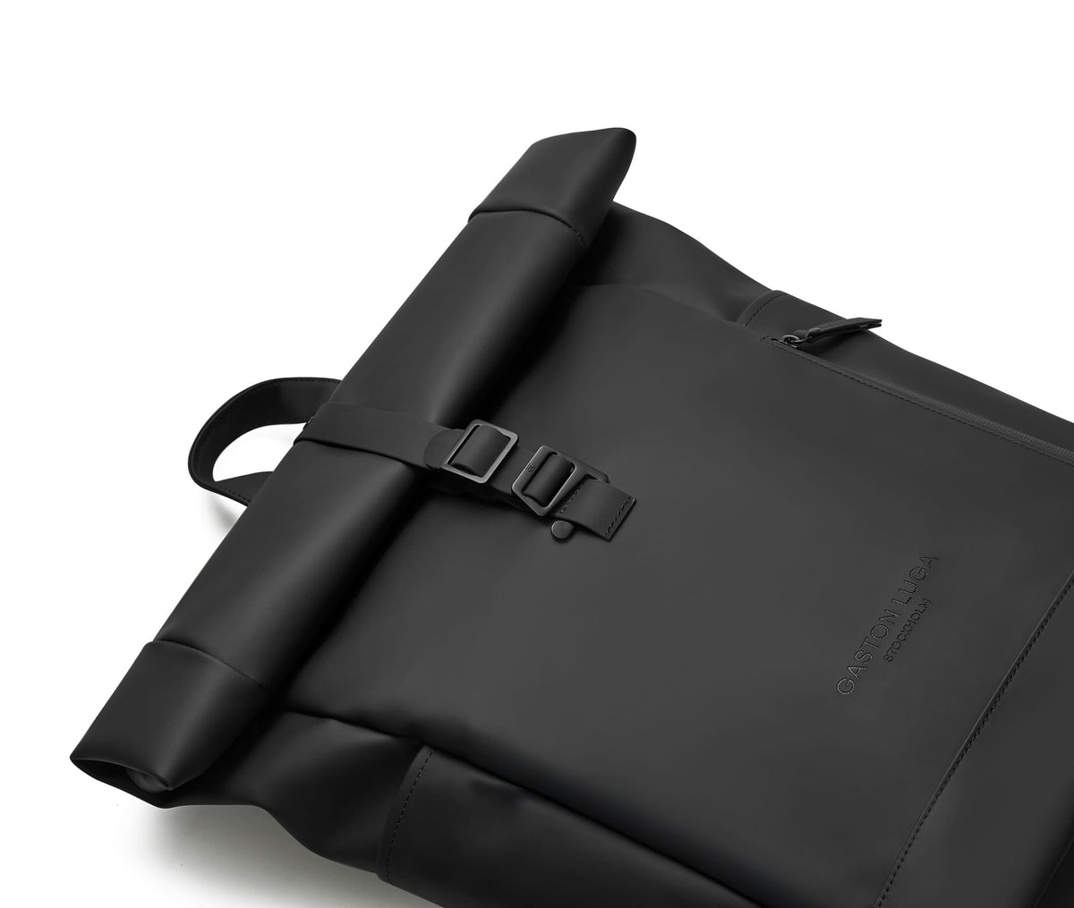 Gaston Luga-Gaston Luga Spläsh Rolltop 16" Sırt çantası Black-Sırt Çantası-4-fleurdirect.live