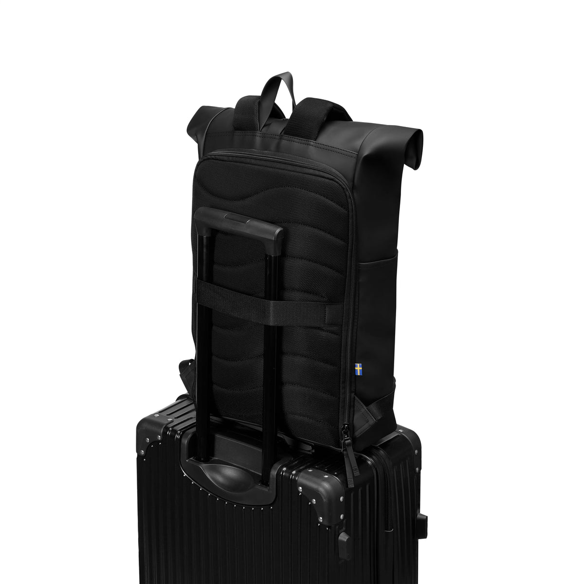 Gaston Luga-Gaston Luga Spläsh Rolltop 16" Sırt çantası Black-Sırt Çantası-5-fleurdirect.live