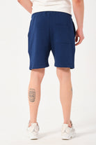 Gennaro-Basic Sweat Short Lacivert-Şort-3-fleurdirect.live