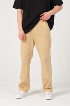 Gennaro-Carpenter Pants - Camel-Kot Pantolon-3-fleurdirect.live
