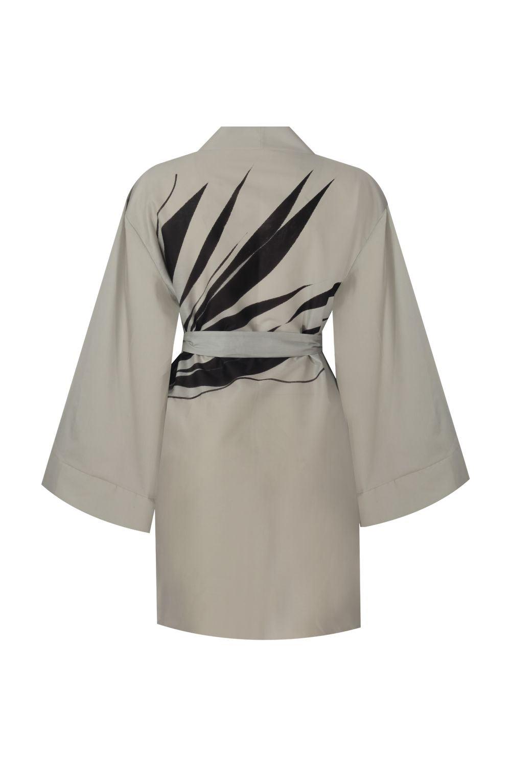 Geomi-Floral Kimono - Ekru-Kimono-1-fleurdirect.live