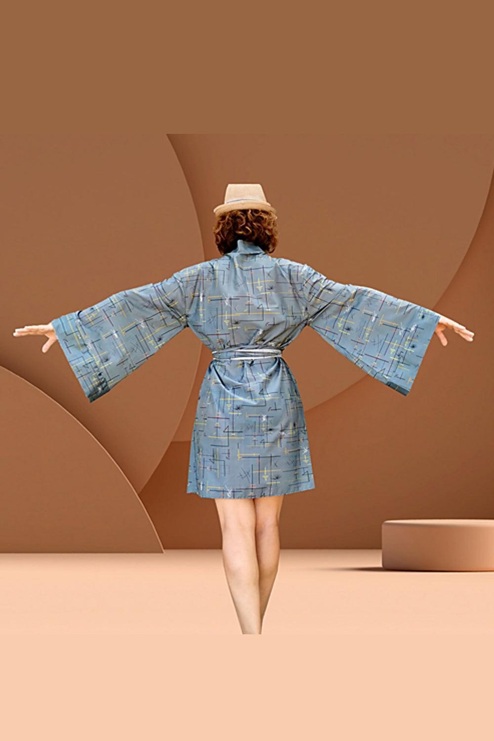 Geomi-Japan Dreaming Kimono - Su Yesili-Kimono-1-fleurdirect.live