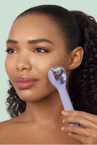 Geske-Mikro İğneli, Buz Başlığı, Pembe Kuvars Başlıklı Dermaroller Cihaz | Micro Needle Face Roller-Cilt Bakım Aletleri-28-fleurdirect.live