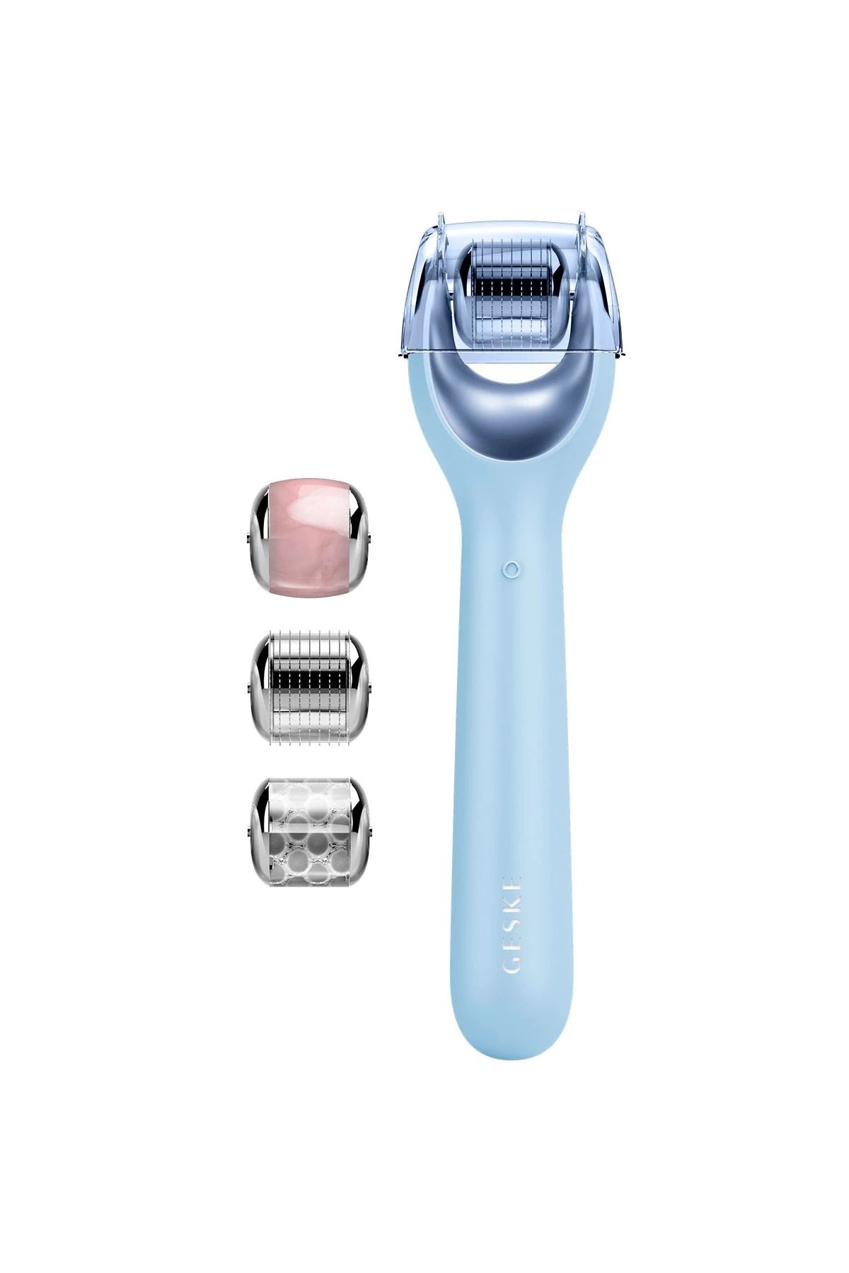 Geske-Mikro İğneli, Buz Başlığı, Pembe Kuvars Başlıklı Dermaroller Cihaz | Micro Needle Face Roller-Cilt Bakım Aletleri-33-fleurdirect.live