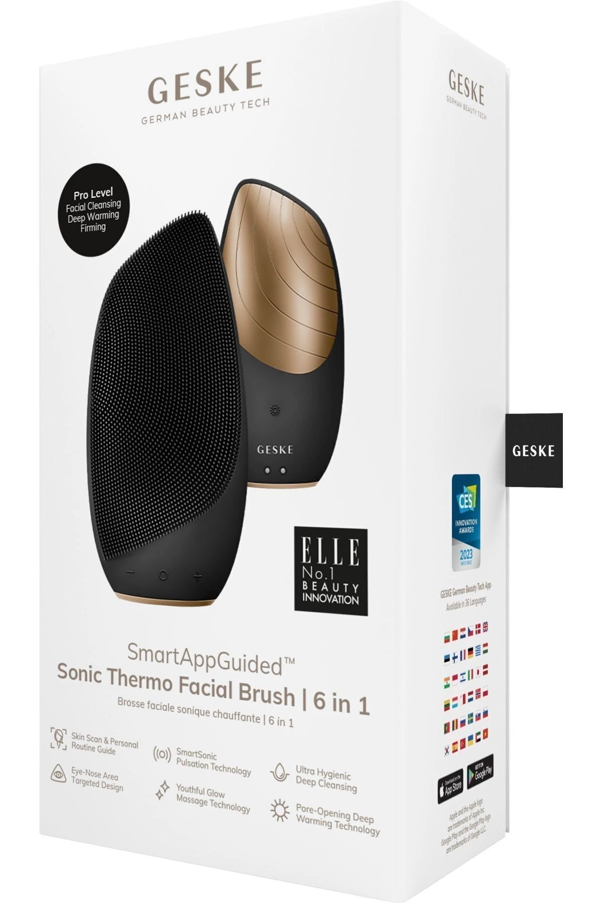 Geske-Titreşimli Yüz Temizleme Ve Isılı Masaj Cihazı | Sonic Thermo Facial Brush-Cilt Bakım Aletleri-19-fleurdirect.live