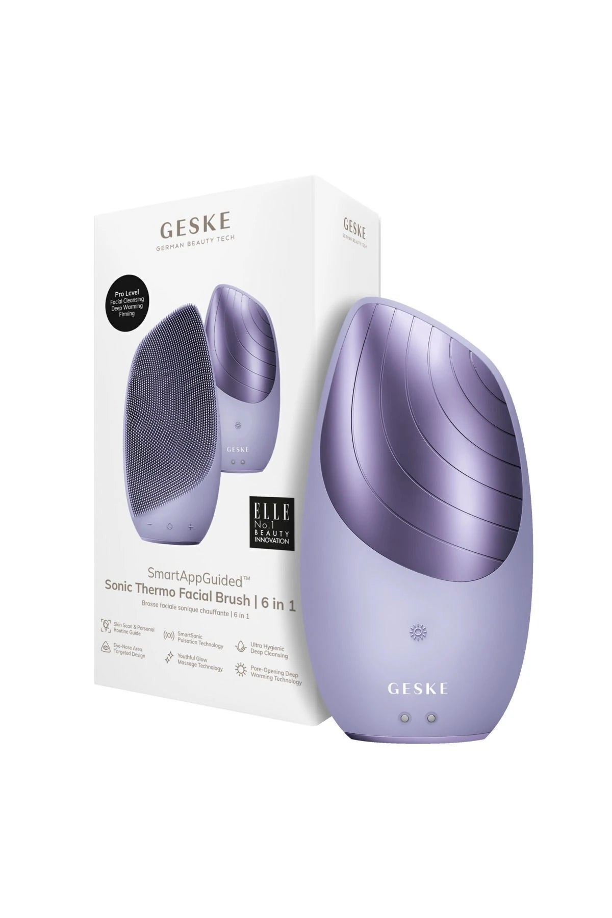 Geske-Titreşimli Yüz Temizleme Ve Isılı Masaj Cihazı | Sonic Thermo Facial Brush-Cilt Bakım Aletleri-37-fleurdirect.live