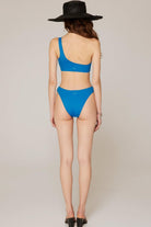 Haracci-Auretta Tek Omuzlu Brazilian Mavi Bikini Set-Bikini & Mayo-2-fleurdirect.live